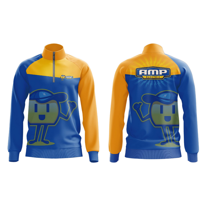 Custom Sublimated 1/4 Zip Jacket