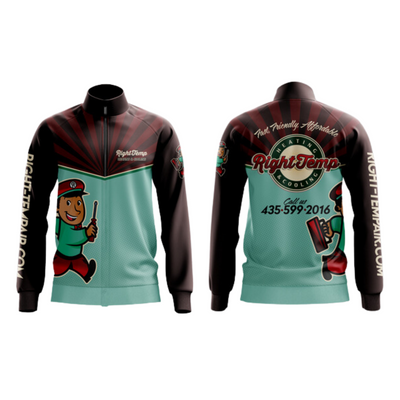 Custom Sublimated 1/4 Zip Jacket