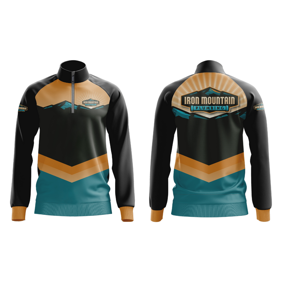 Custom Sublimated 1/4 Zip Jacket