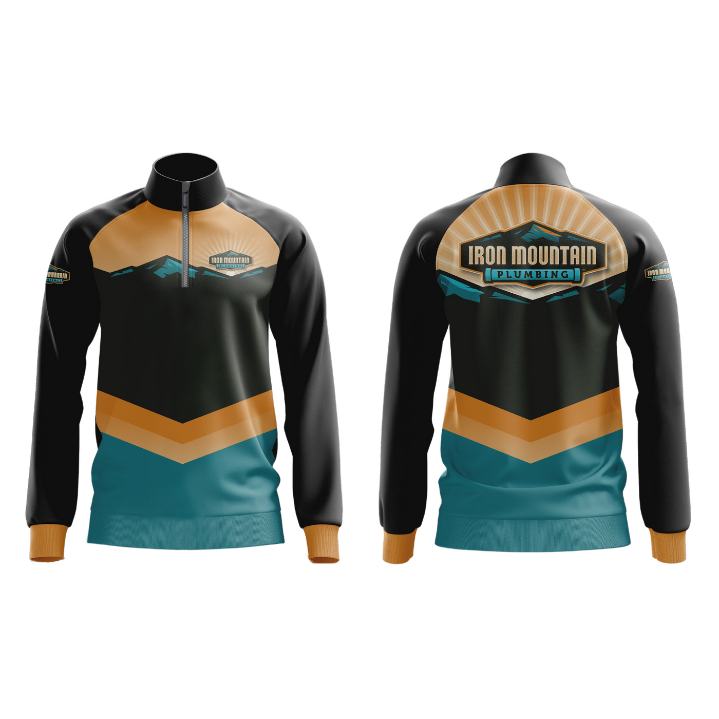 Custom Sublimated 1/4 Zip Jacket