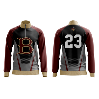 Custom Sublimated 1/4 Zip Jacket