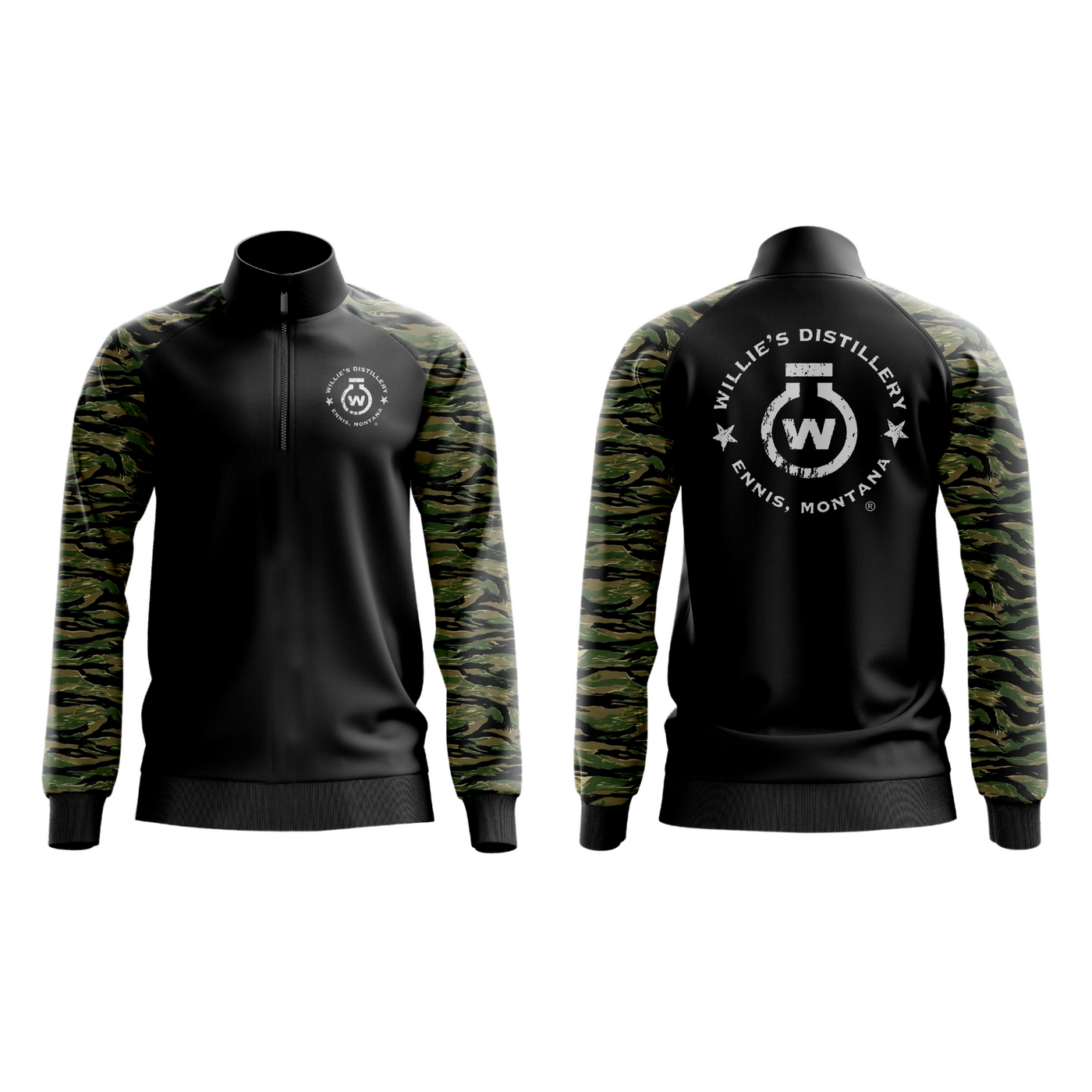 Custom Sublimated 1/4 Zip Jacket