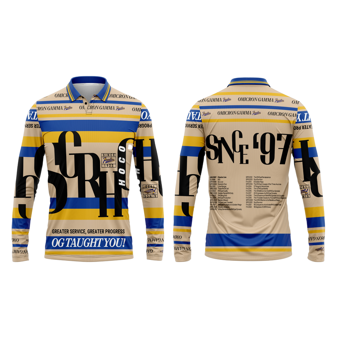 Custom Sublimation Long-Sleeve Polo