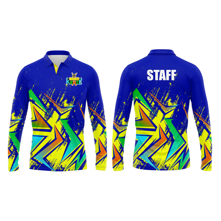 Custom Sublimation Long-Sleeve Polo