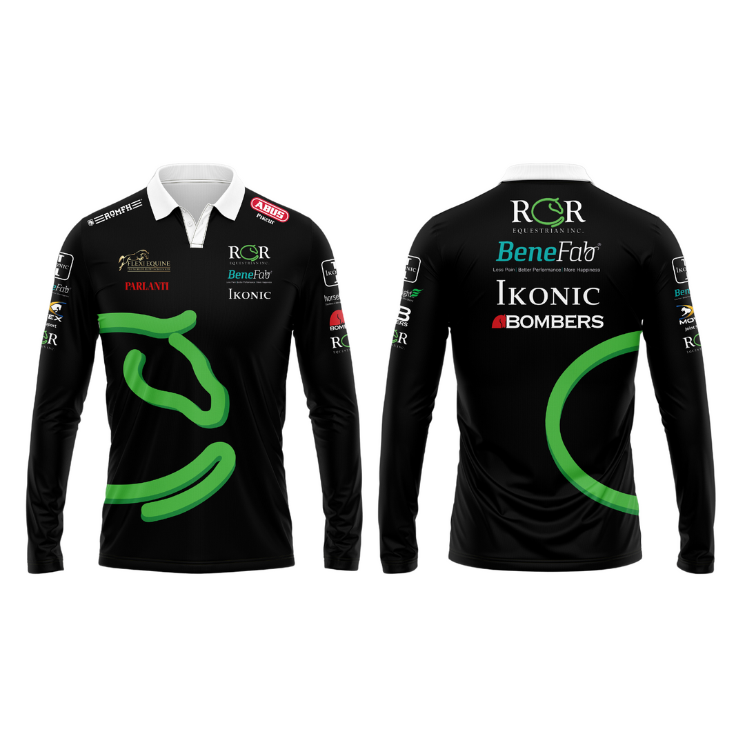 Custom Sublimation Long-Sleeve Polo