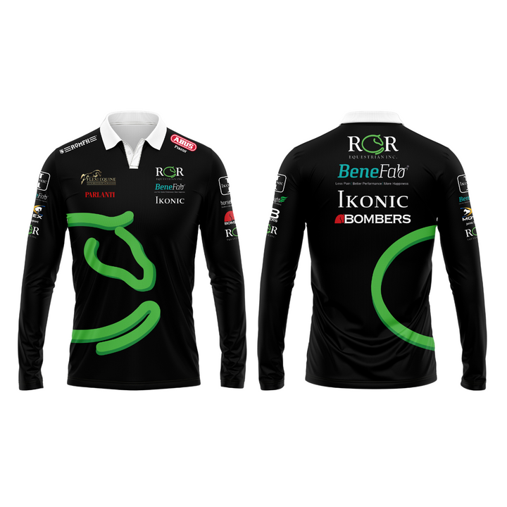 Custom Sublimation Long-Sleeve Polo