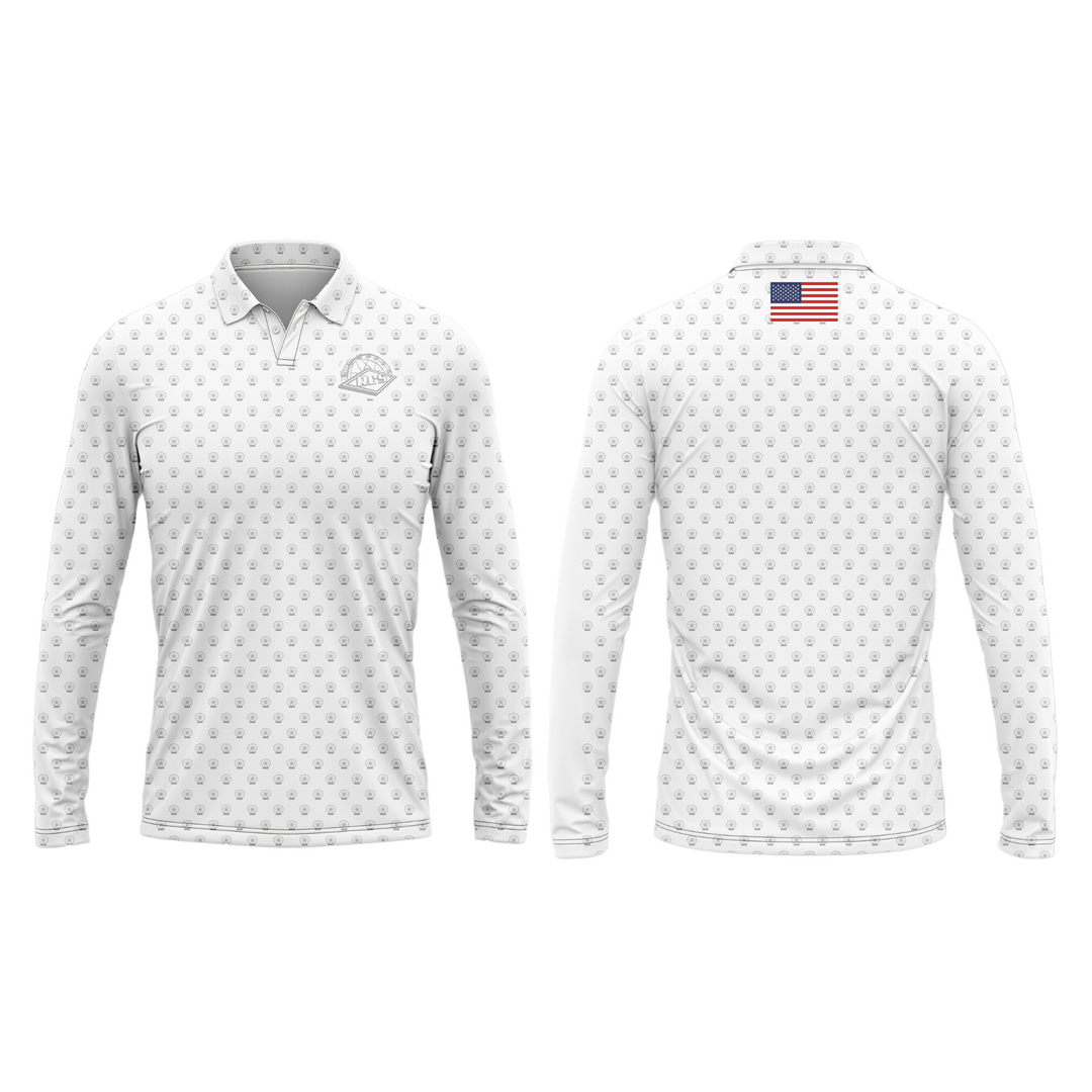 Custom Sublimation Long-Sleeve Polo