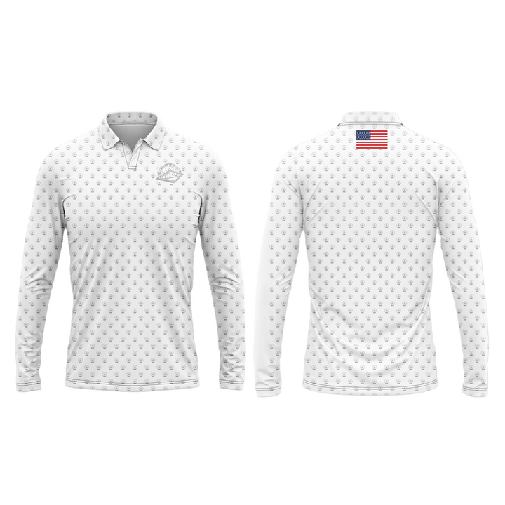 Custom Sublimation Long-Sleeve Polo
