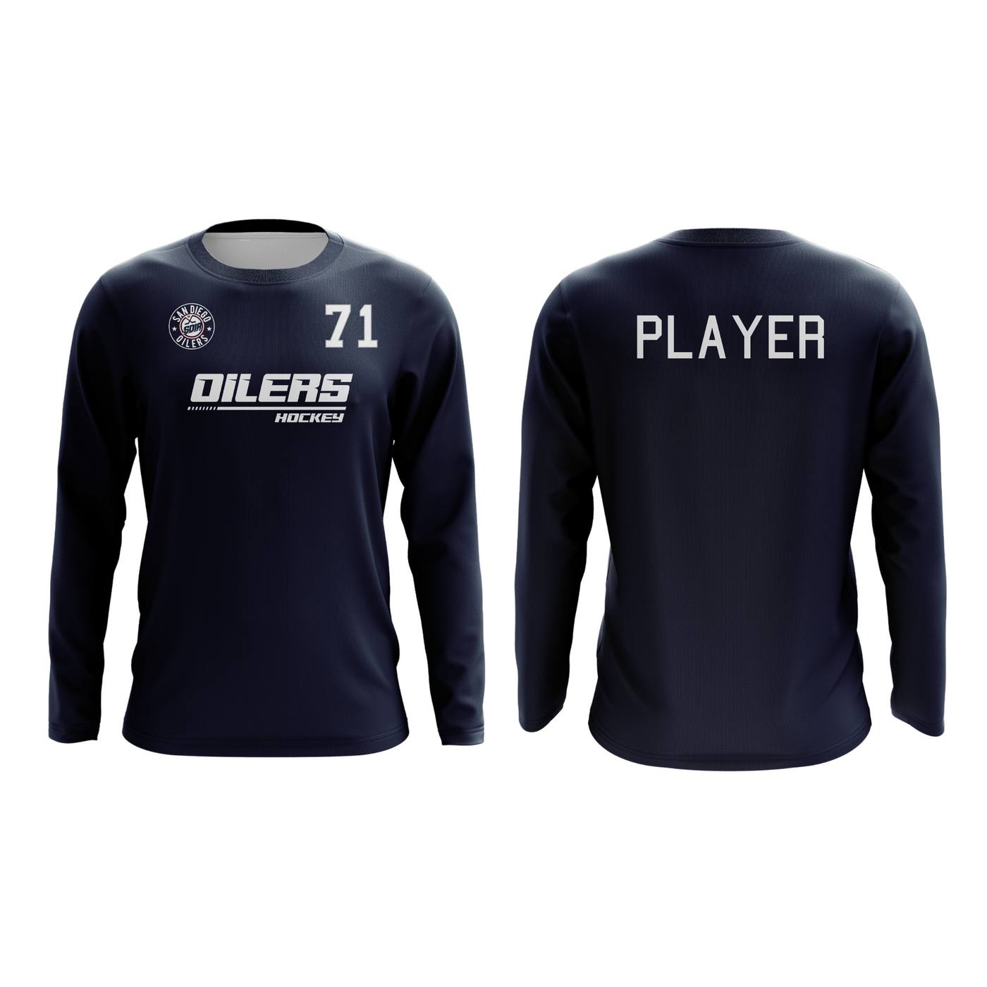 Custom Sublimation Long-sleeve T-Shirts