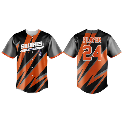 Full Button Baseball Jersey