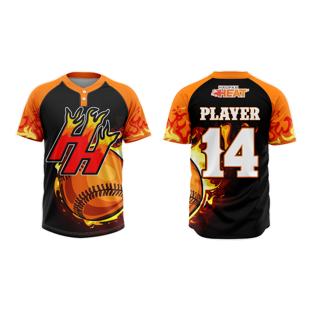 Two-Button Baseball or Softball Jersey