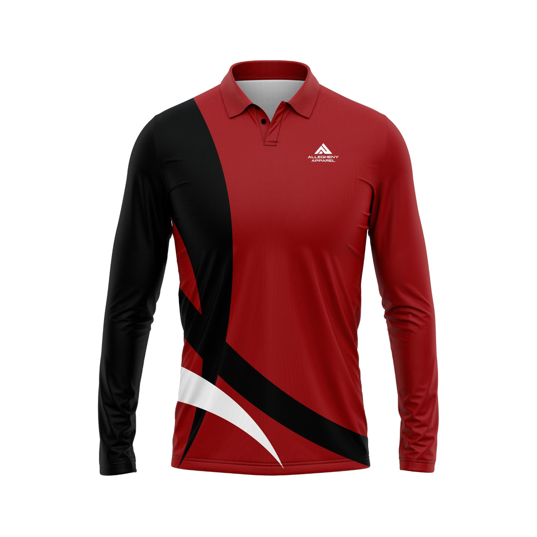 Custom Sublimation Long-Sleeve Polo